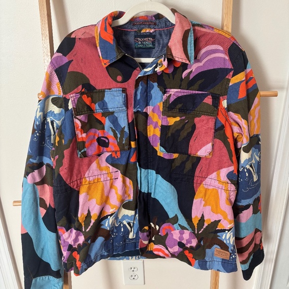Scotch & Soda design zip-up jacket size L - Picture 1 of 5